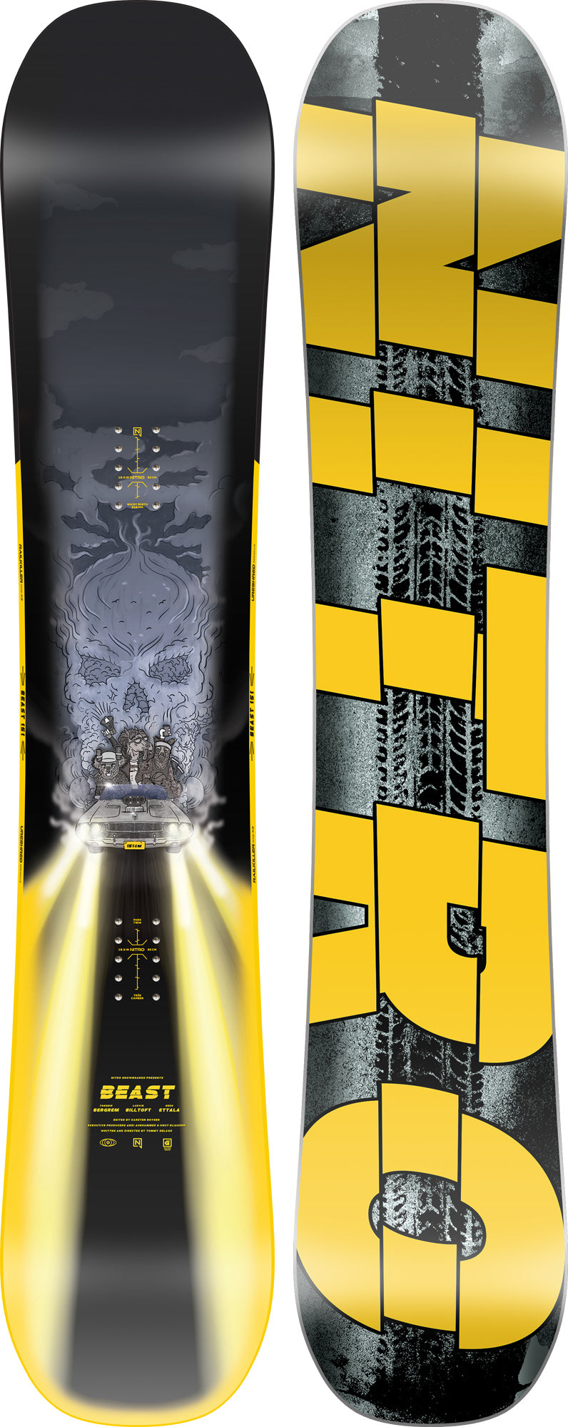 Nitro Snowboards Heren Beast Board, Freestyle-/Allmountainboard, Twin, Trüe Camber, Park, Mid-Wide > in de Snowboard Shop Nitro Snowboards Heren Beast Board, Freestyle-/Allmountainboard, Twin, Trüe Camber, Park, Mid-Wide > in de Snowboard Shop