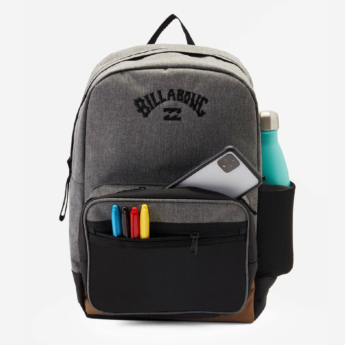 billabong backpack laptop Billabong All Day Plus Backpack-Grey Heather