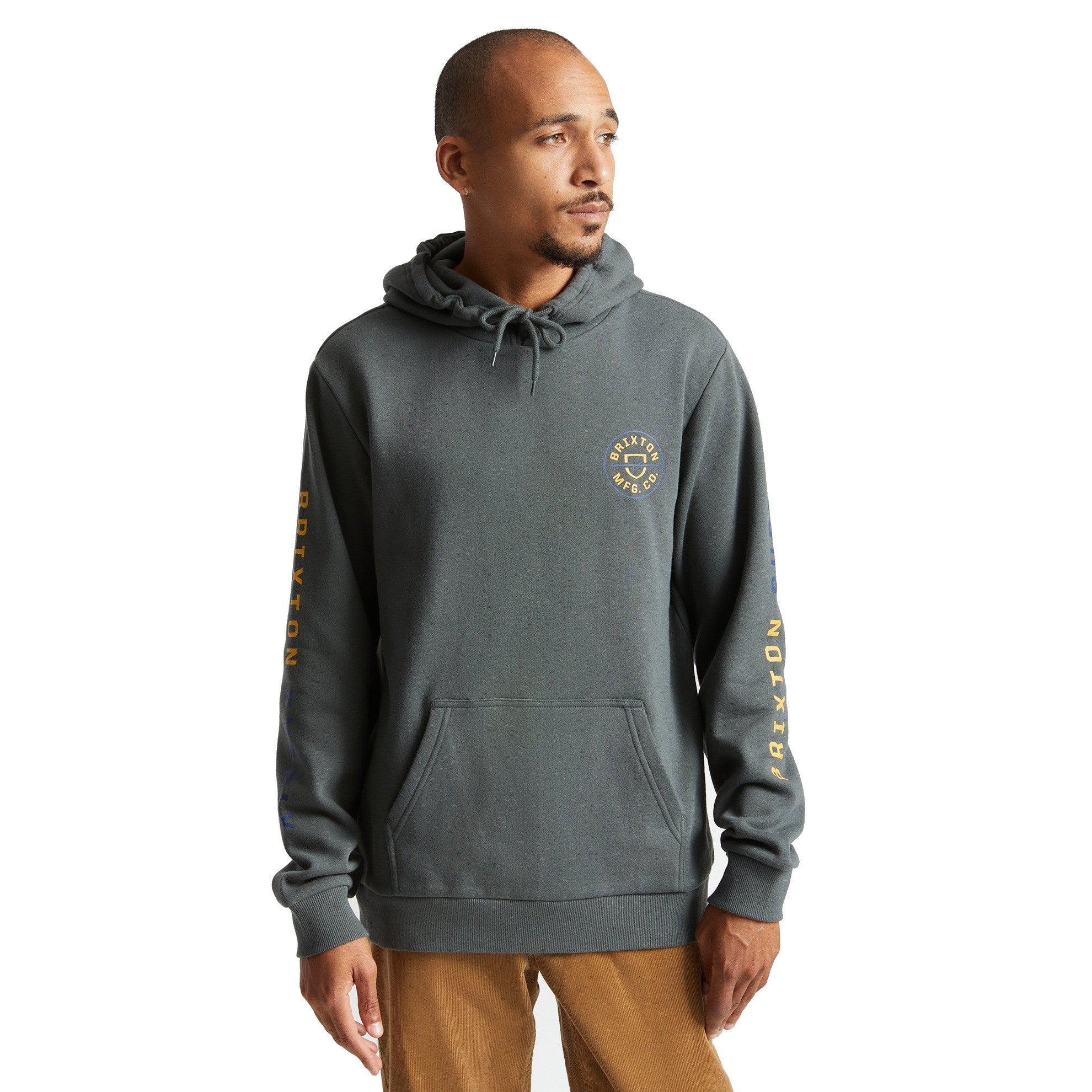 crest clothing ポーカーズ Brixton Crest Hoodie > Men's Clothing– 88 Gear