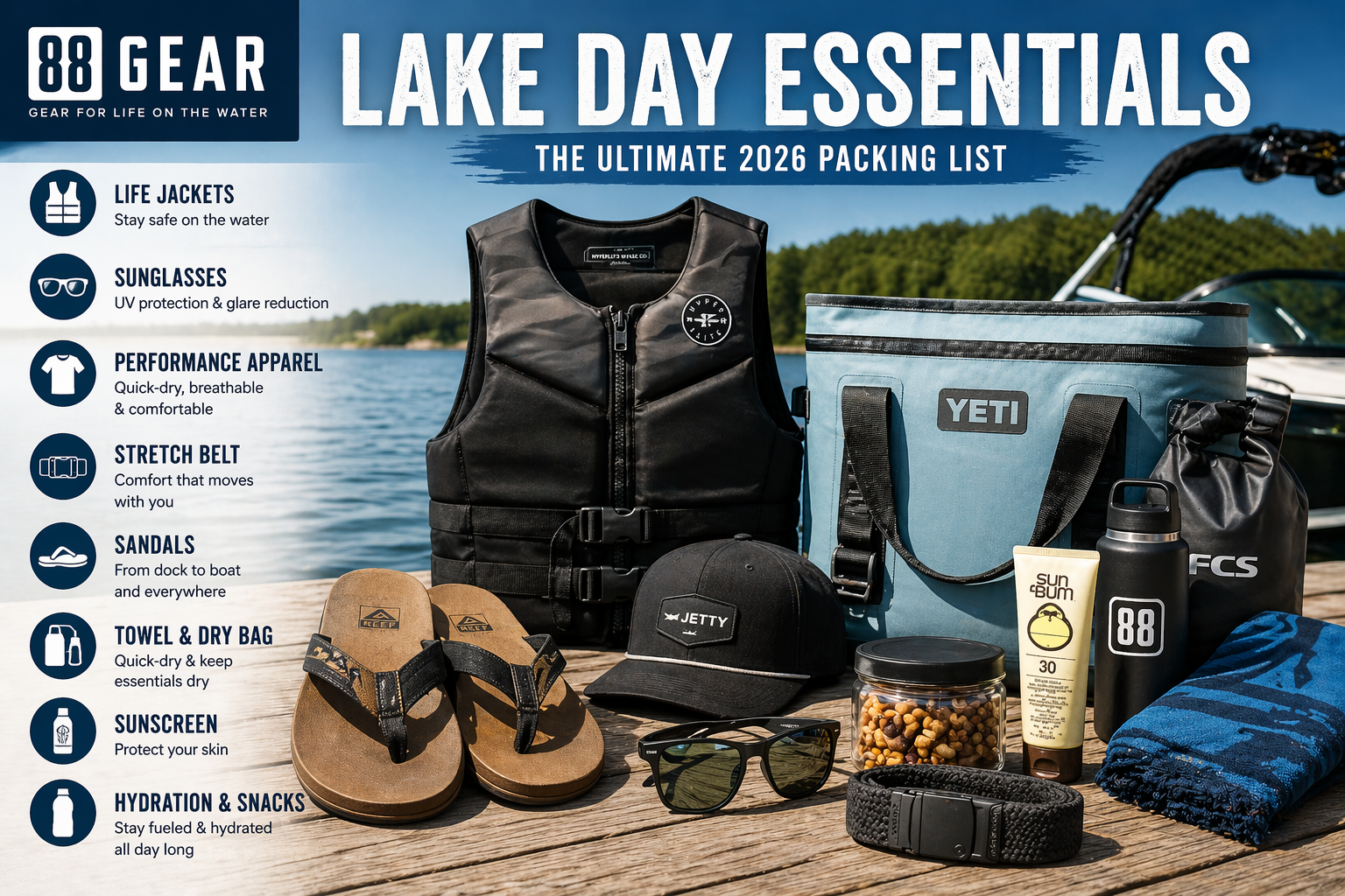 Lake Essential checklist 