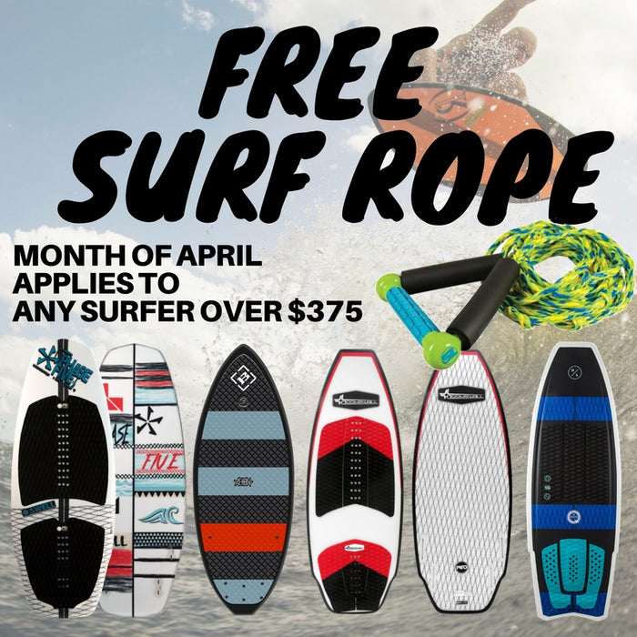 Free Wakesurf Board Rope with any board purchase - 88 Gear