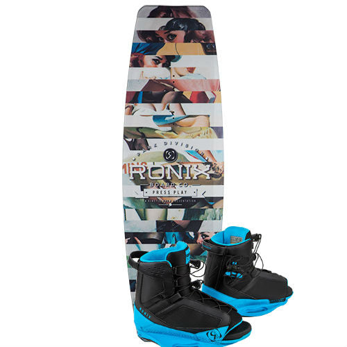 Ronix Press Play Wakeboard Package sold at 88 Gear water sports