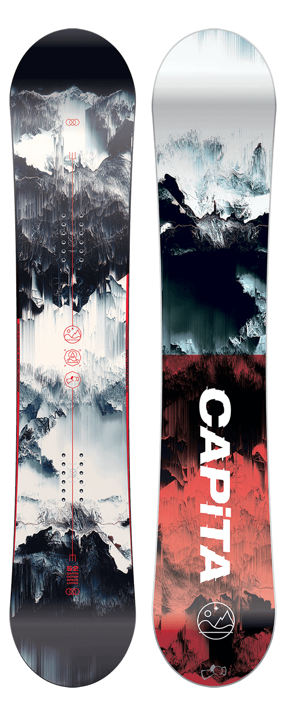 Discounted men's and women's snowboards