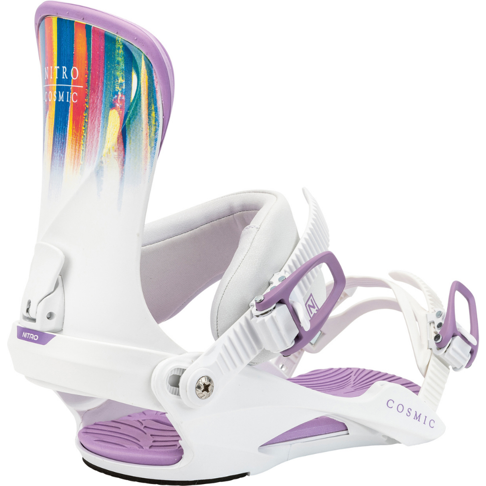 nitro cosmic snowboard bindings Nitro Cosmic Snowboard Bindings 2025 Peace Love / S/M