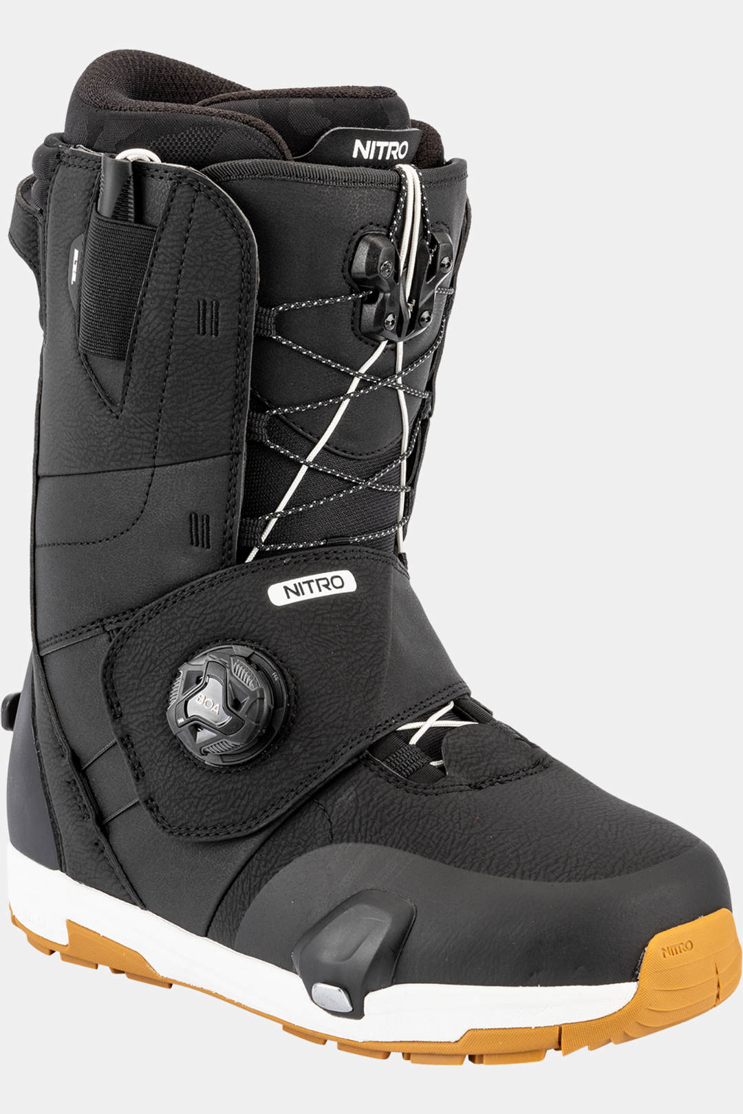 boots snowboard nitro Nitro Men's Venture TLS Step On Snowboard Boots Black 9