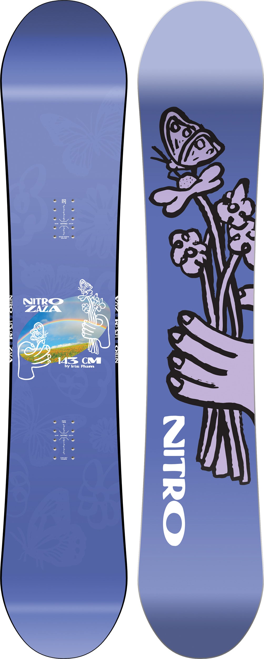 Nitro Zaza Women's Snowboard - 88 Gear