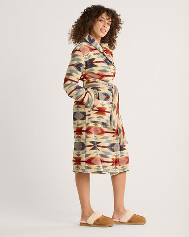 Pendleton Women's Wyeth Trail Cotton Terry Velour Robe - 88 Gear