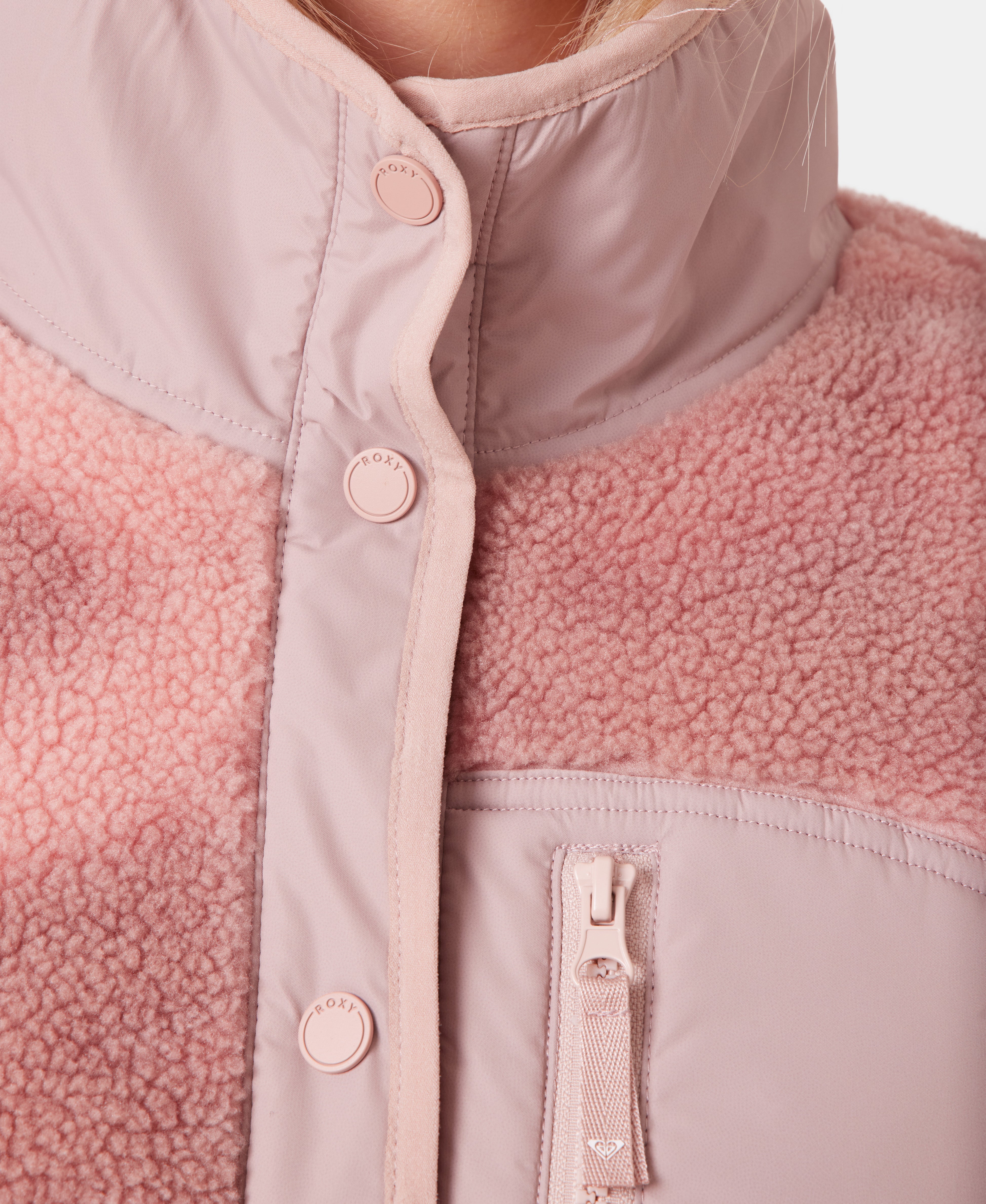 Roxy Everest Hooded Sherpa Jacket - 88 Gear