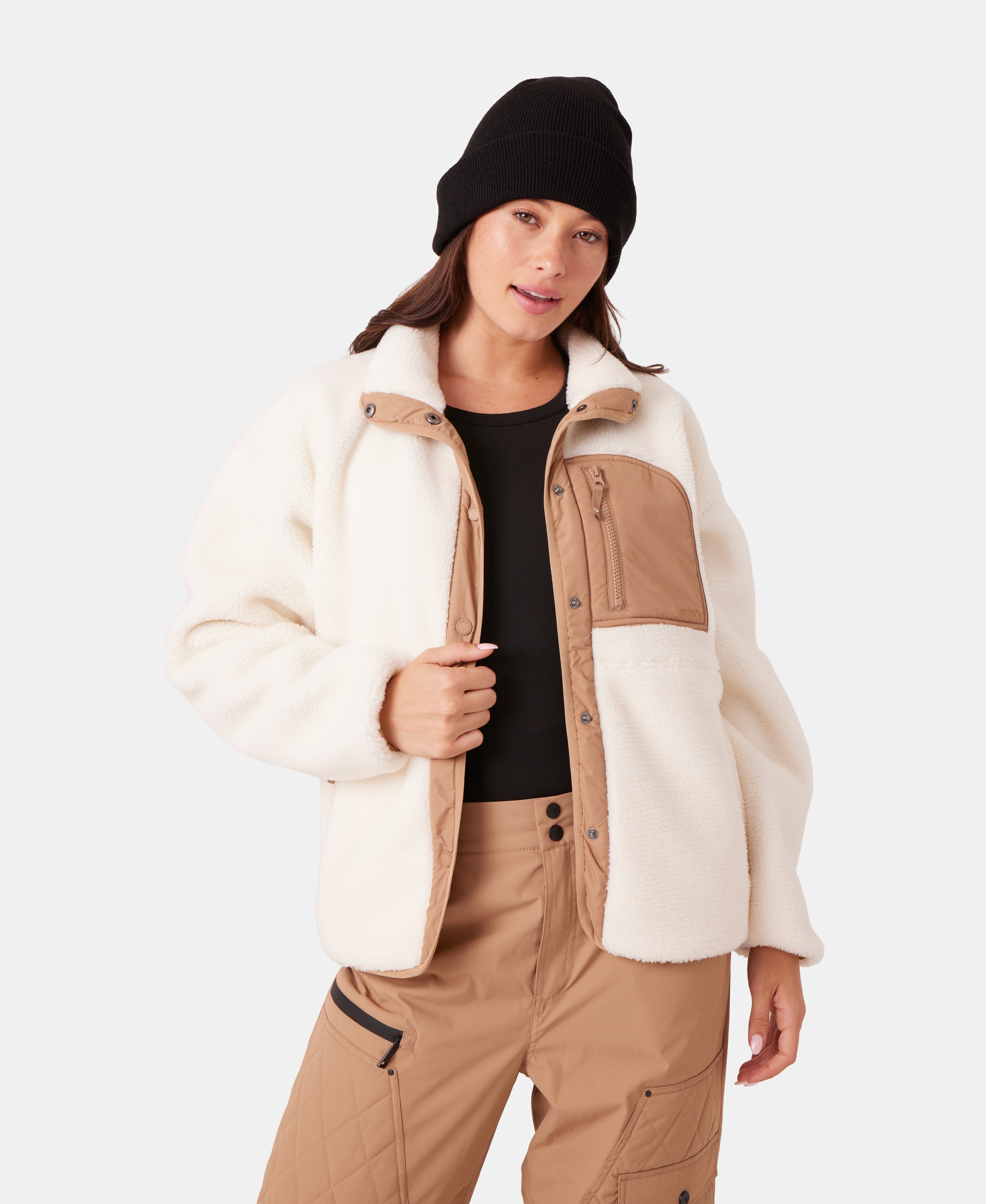 Roxy Axel Bonded Sherpa Jacket - 88 Gear