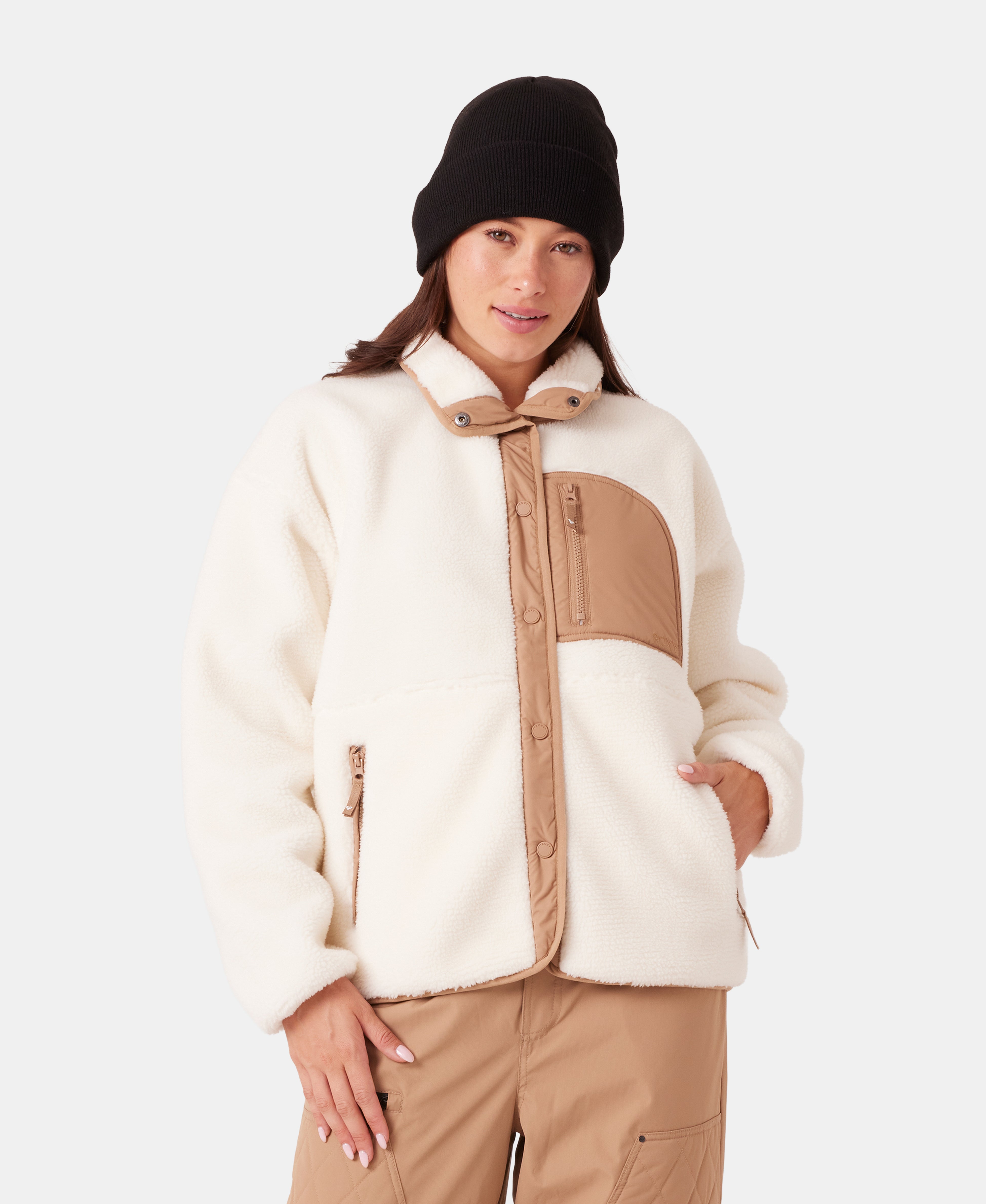 Roxy Axel Bonded Sherpa Jacket - 88 Gear