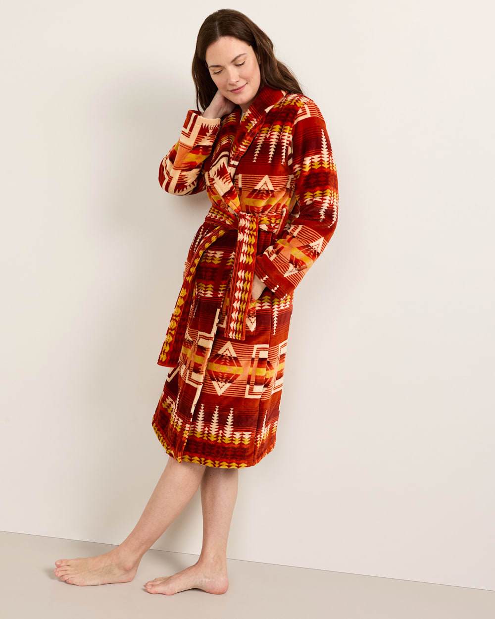 Pendleton Women's Harding Cotton Terry Bathrobe