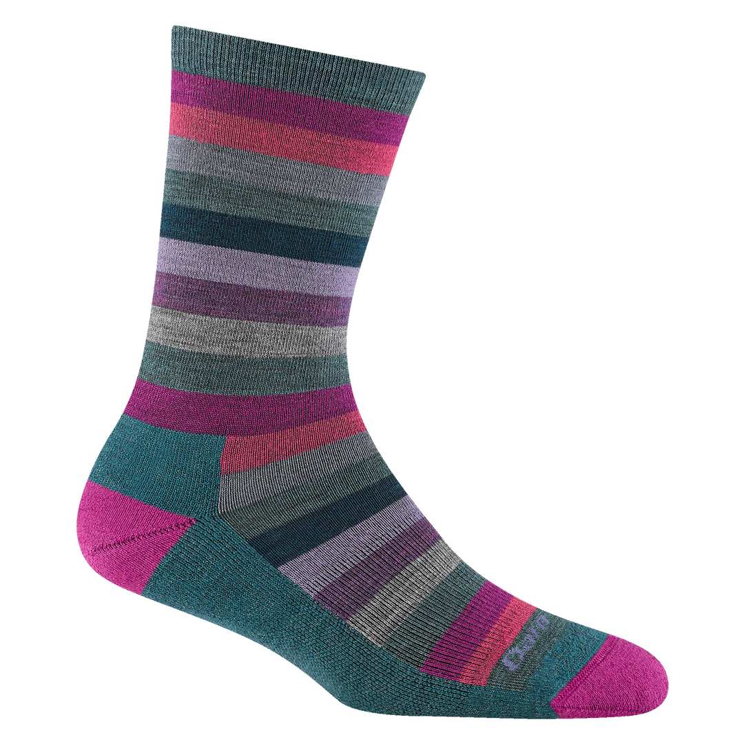 Darn Tough Women's Mystic Stripe Crew Lightweight Socks - 88 Gear