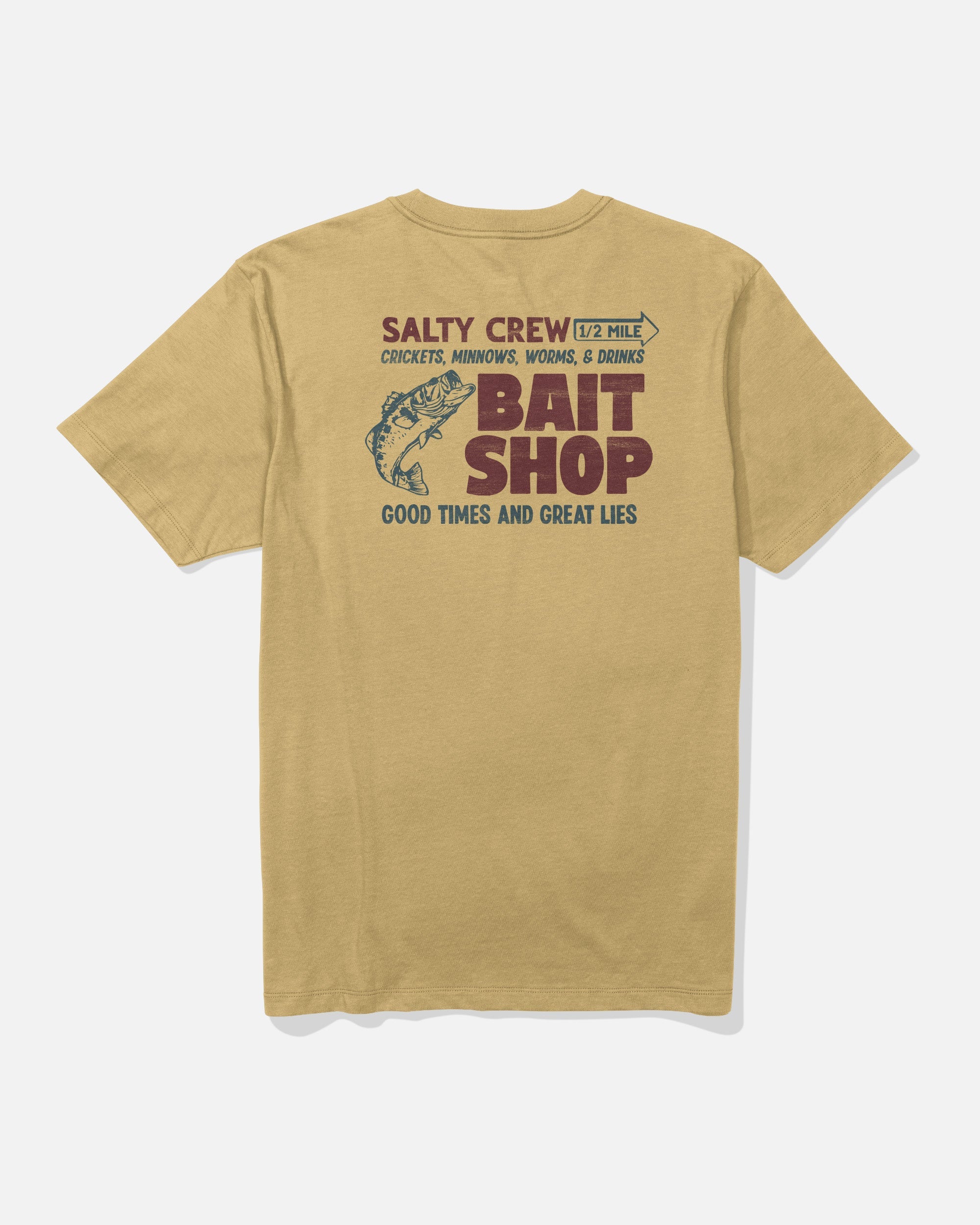 Salty Crew Bait Shop Men's T-Shirt - 88 Gear