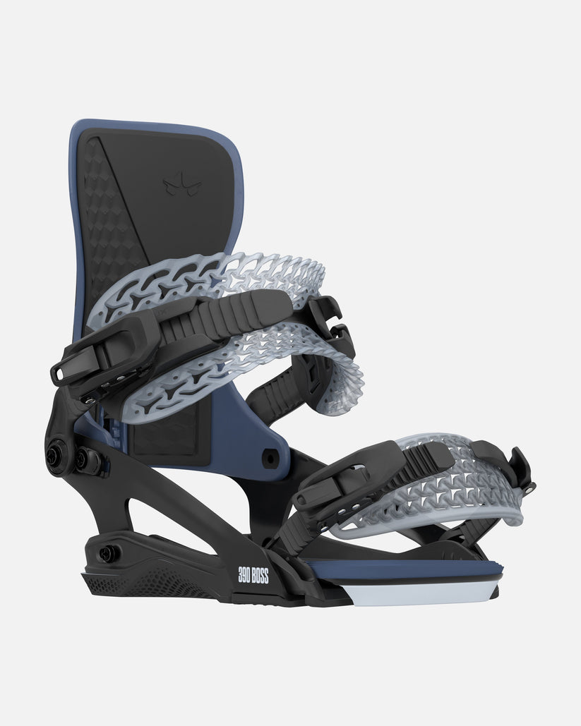rome 390 boss mens snowboard bindings Rome 390 Boss FW Snowboard Bindings 2026 Blue Ice / M/L