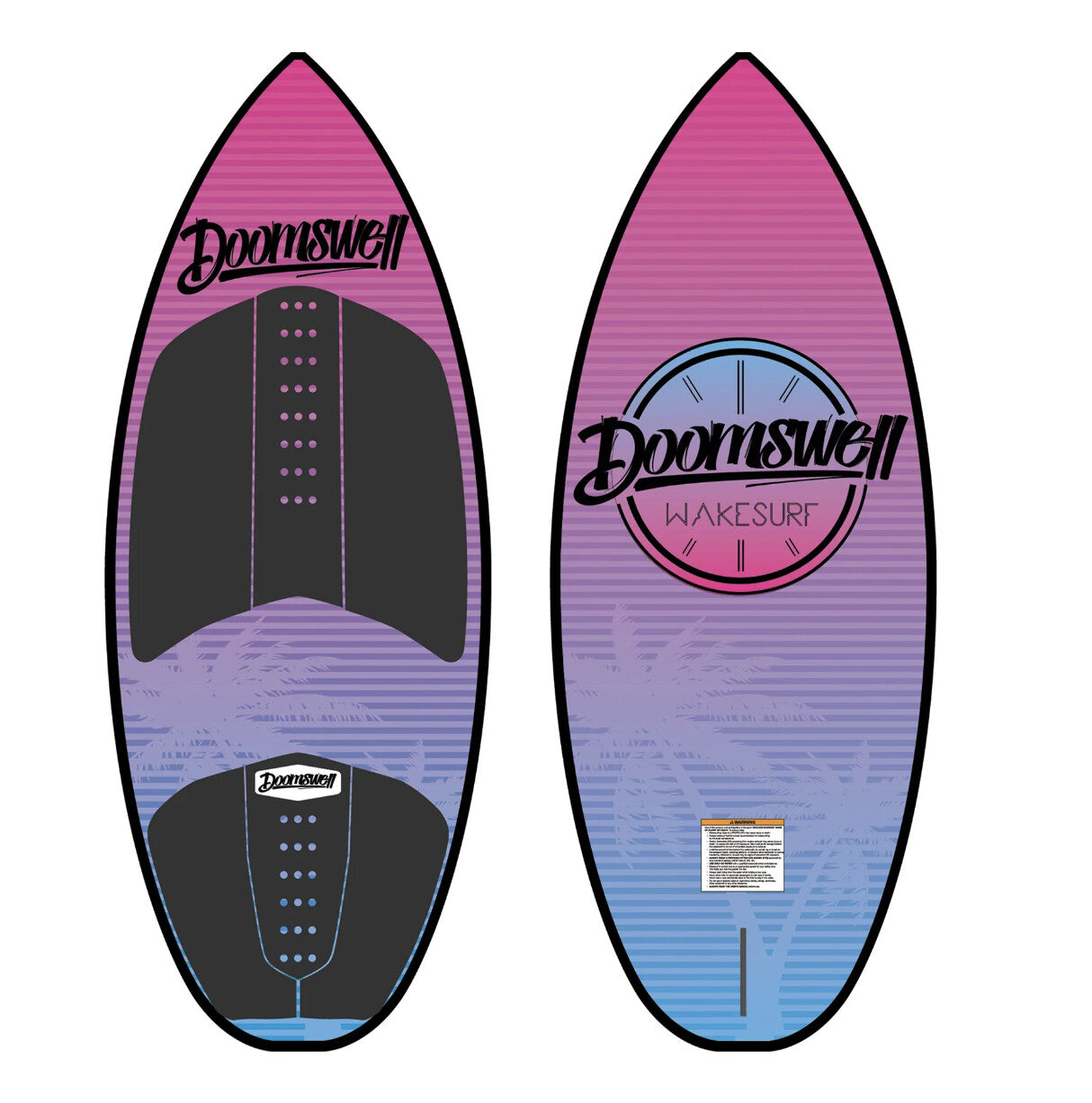 Doomswell Nirtro Skim Style Wakesurf Board - 88 Gear