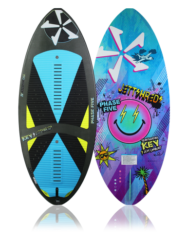 Phase Five Key Jett Shreds Wakesurf Board 2024 - 88 Gear