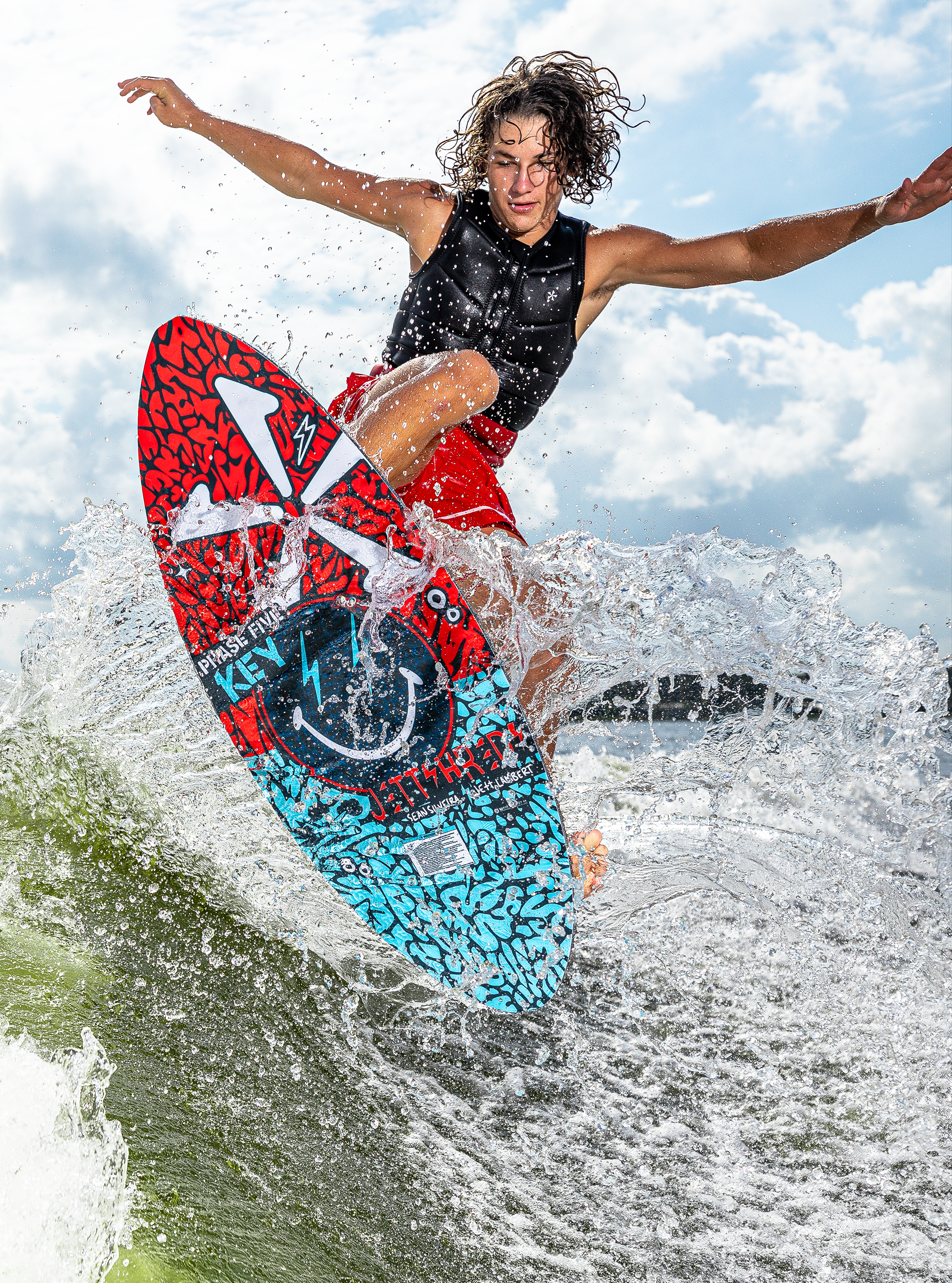 Phase Five Key Jett Shreds Wakesurf Board 2025 - 88 Gear