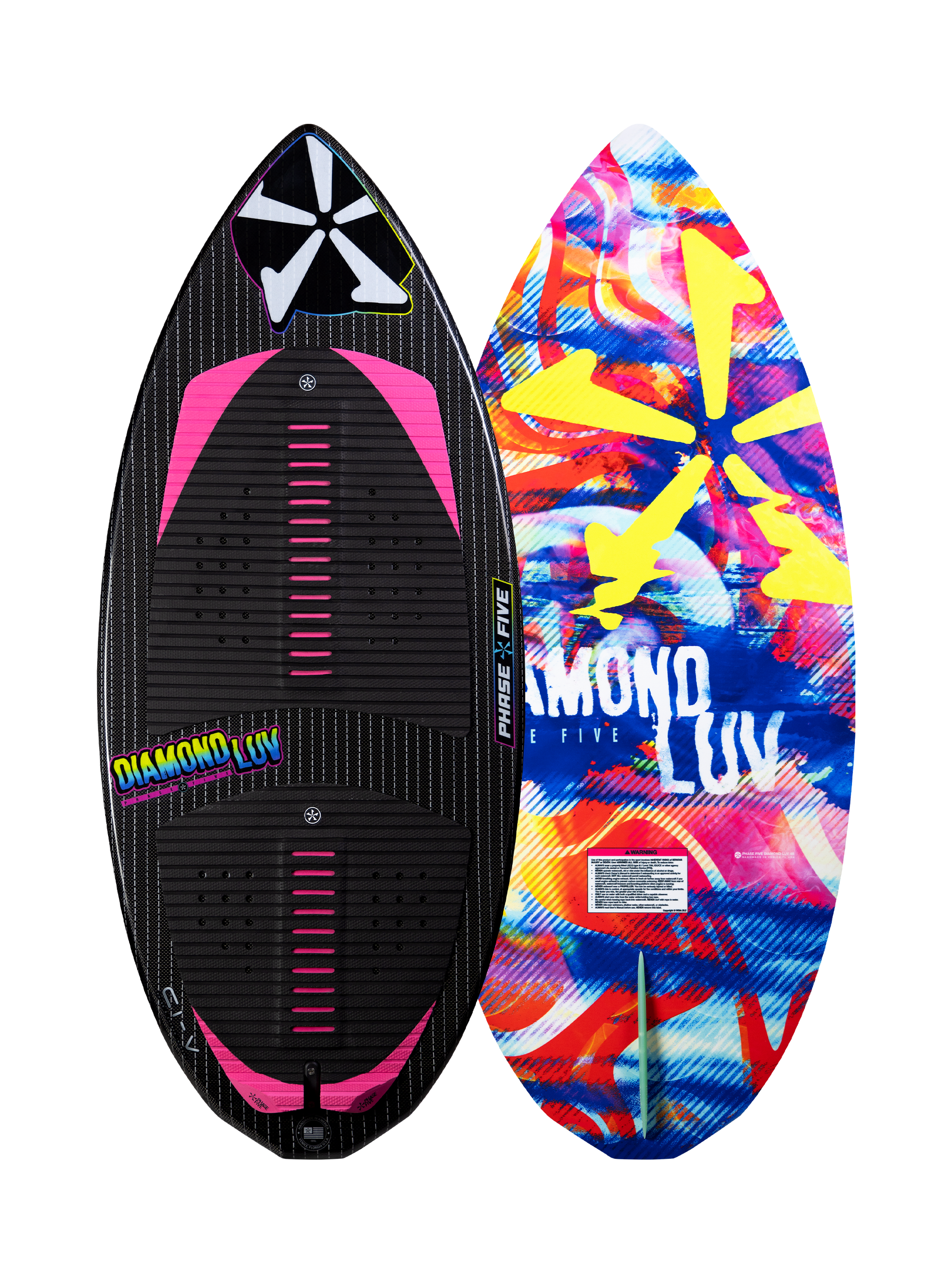 Phase Five Diamond Luv Wakesurf Board 2025 - 88 Gear