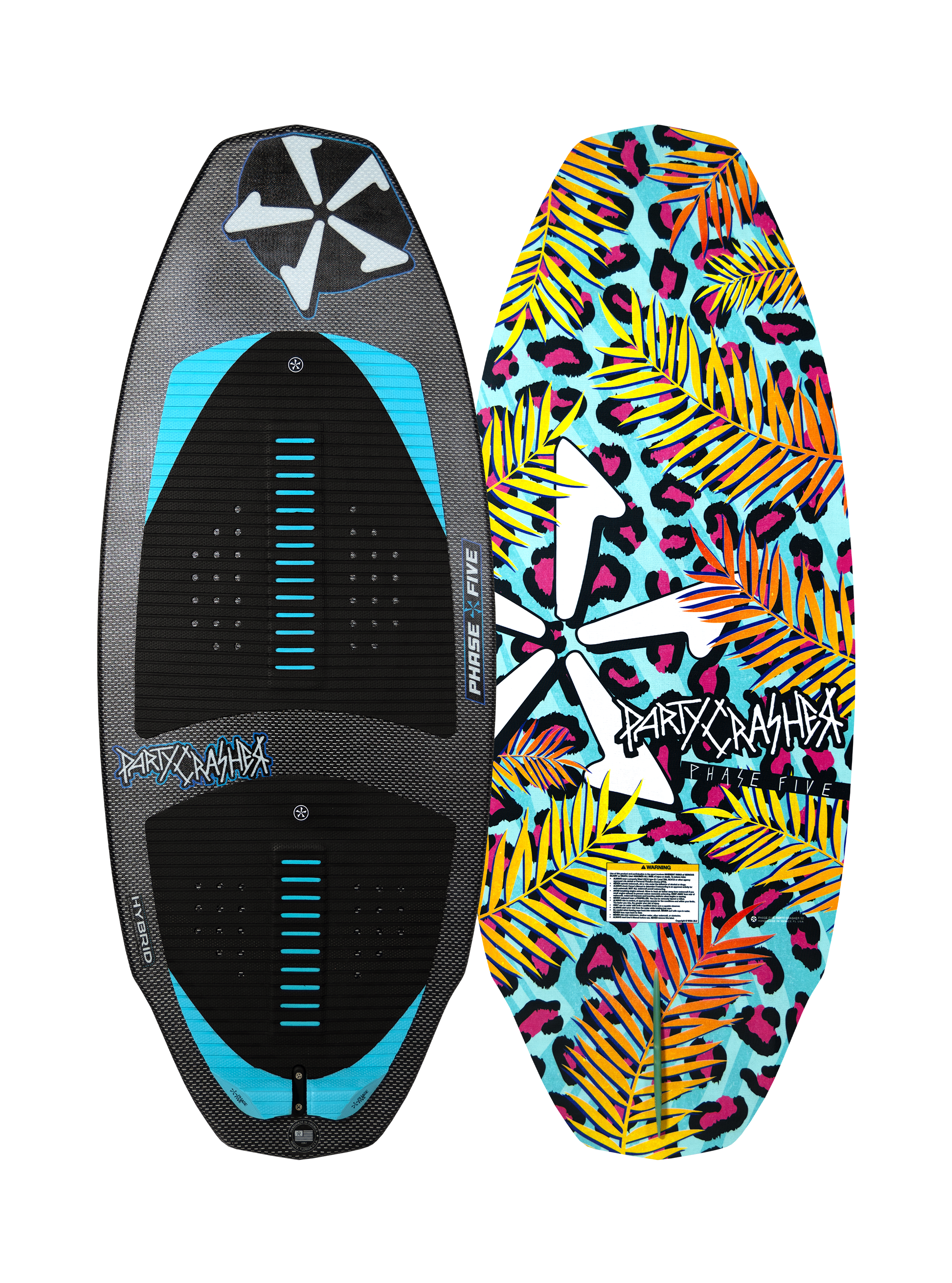 Phase Five Party Crasher Wakesurf Board 2025 - 88 Gear