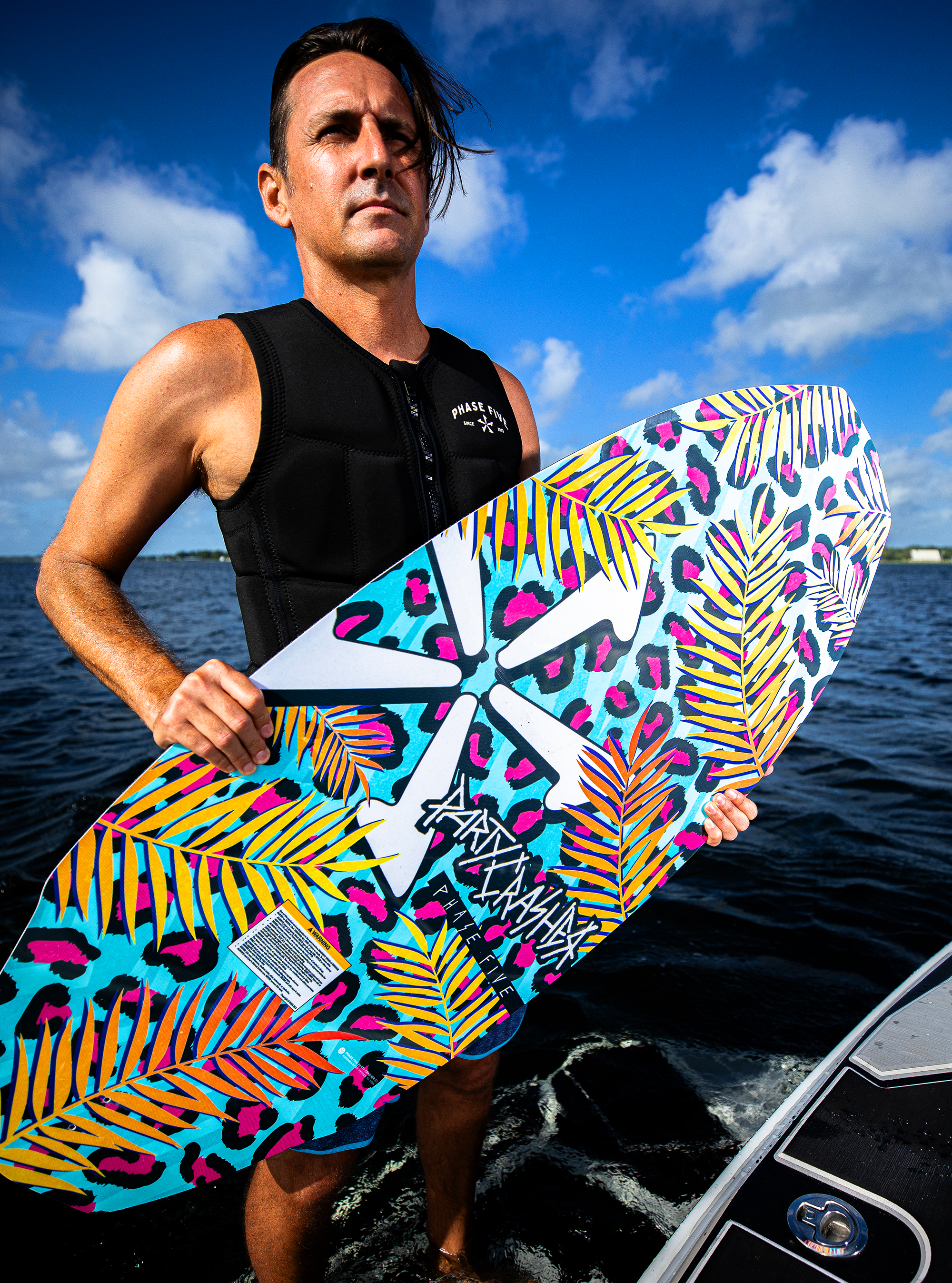 Phase Five Party Crasher Wakesurf Board 2025 - 88 Gear