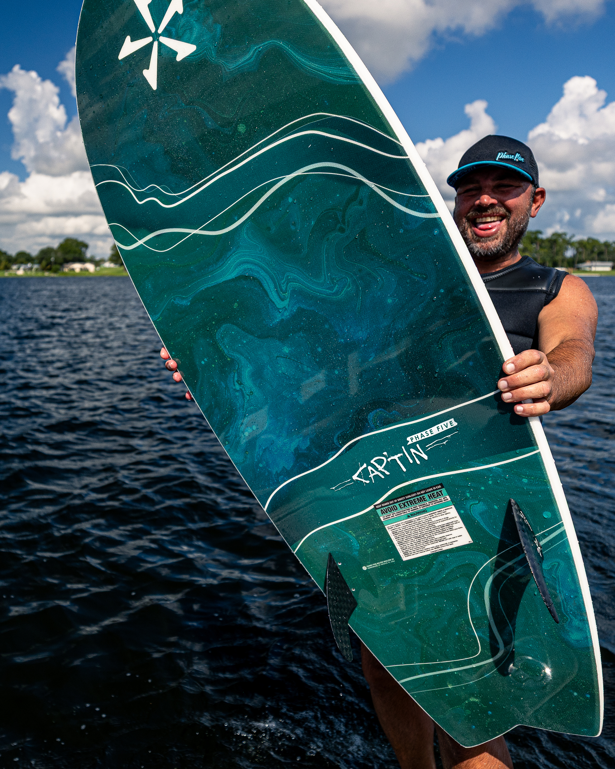 Phase Five Cap'tin Wakesurf Board 2026 - 88 Gear