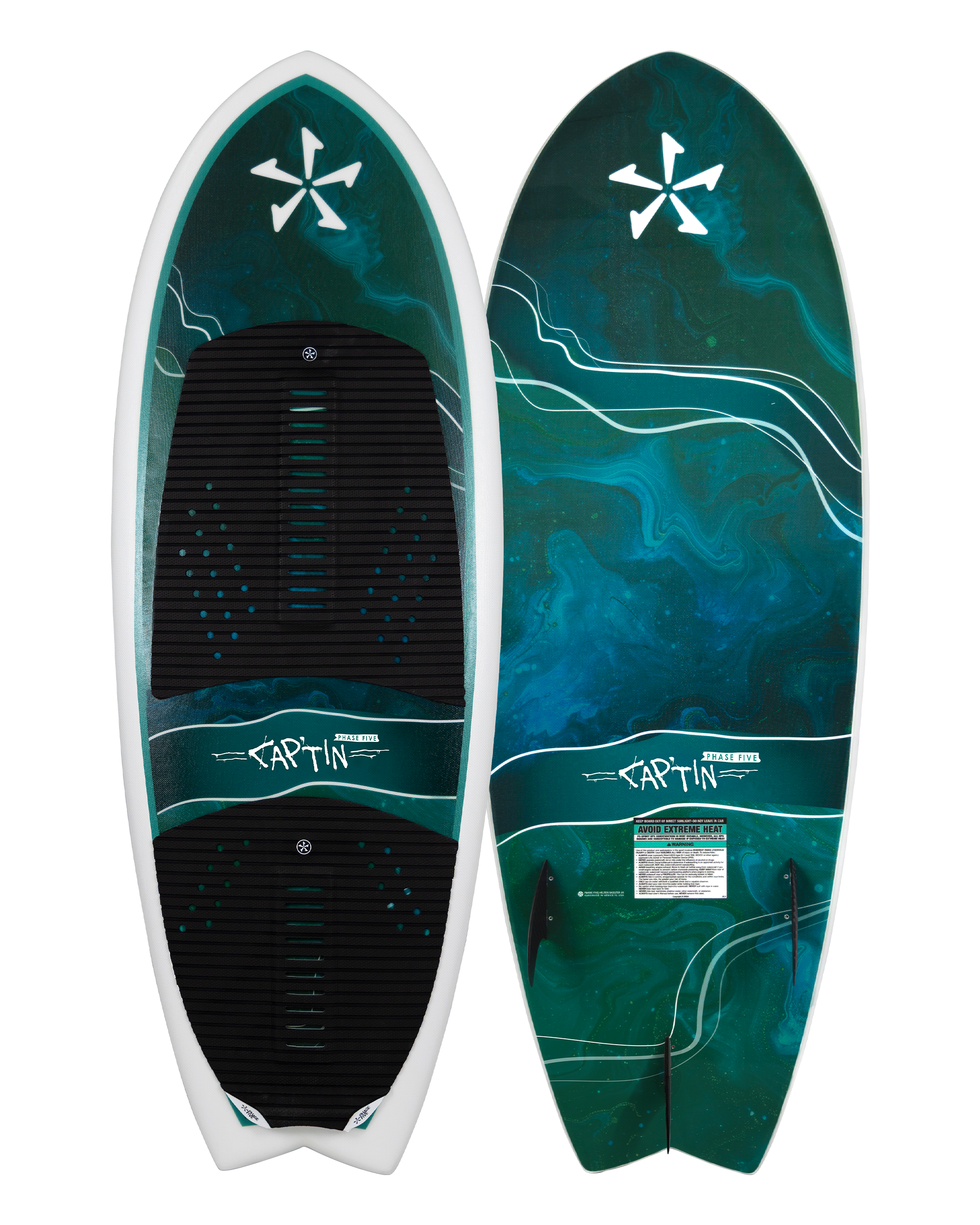 Phase Five Cap'tin Wakesurf Board 2026 - 88 Gear