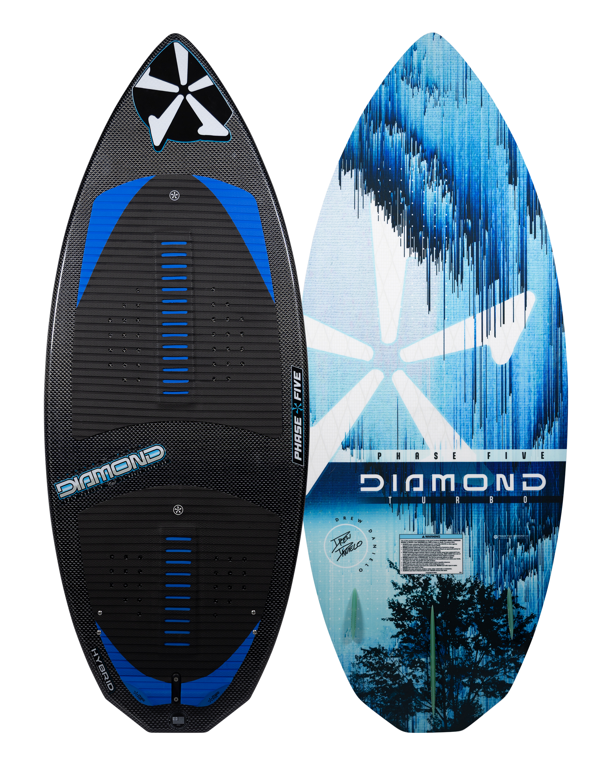 2026 Phase Five Diamond Turbo Wakesurf Board - 88 Gear