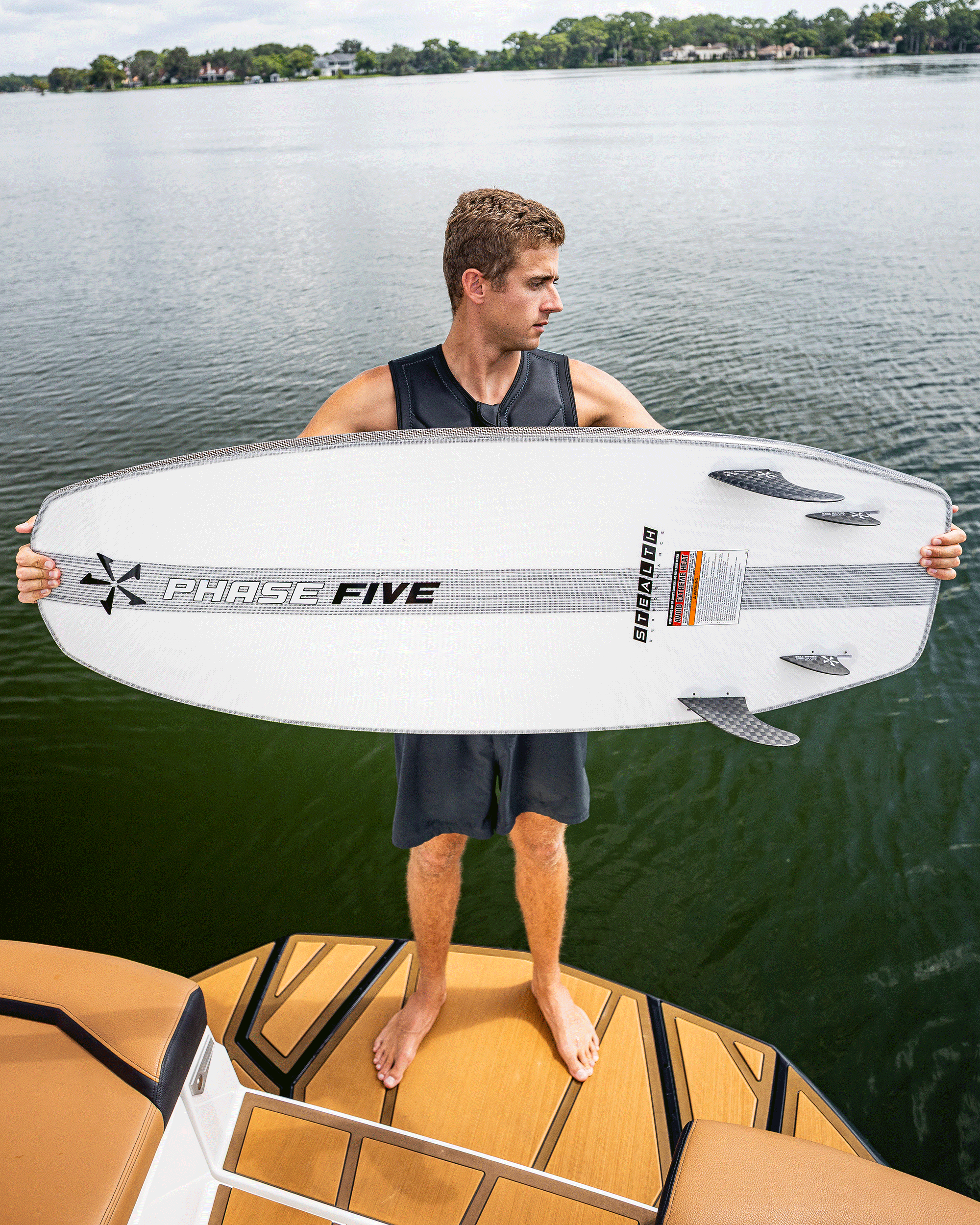 Phase Five Phantom Stealth Wakesurf Board 2026 - 88 Gear