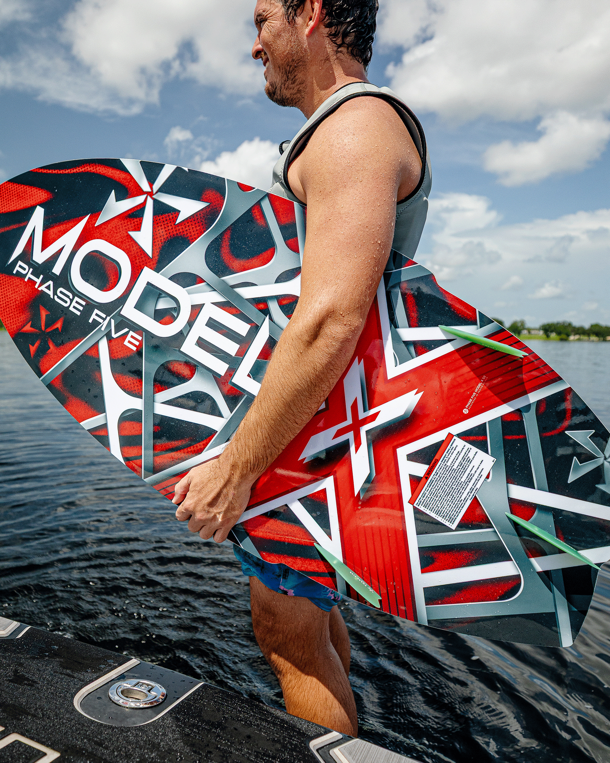 Phase Five Model X Wakesurf Board 2026 - 88 Gear