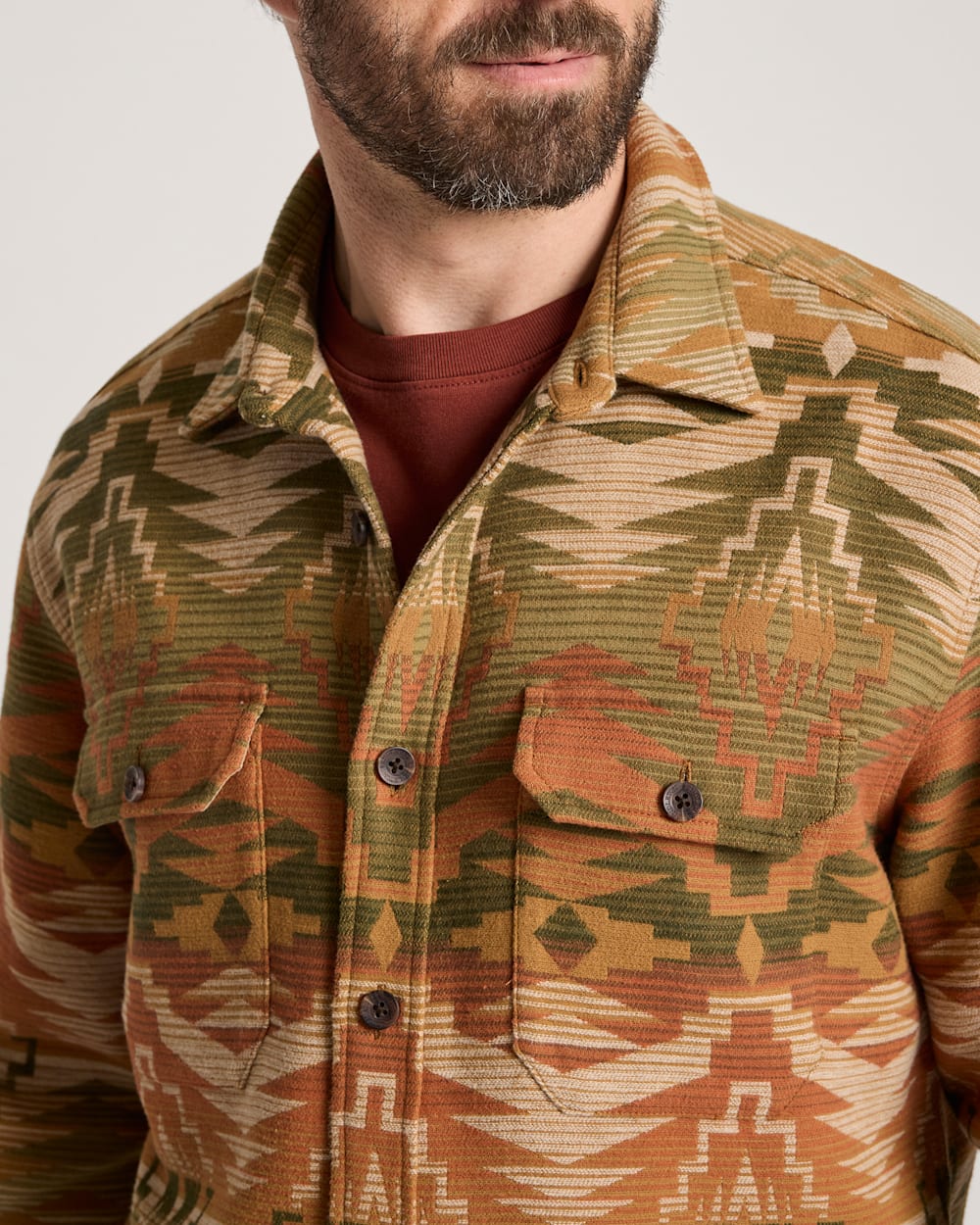Pendleton Sedona Cotton Chamois Driftwood Shirt - 88 Gear