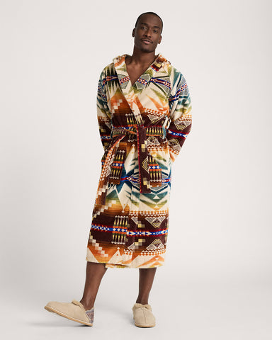 Pendleton Unisex Mystic Lake Cotton Terry Velour Bathrobe - 88 Gear