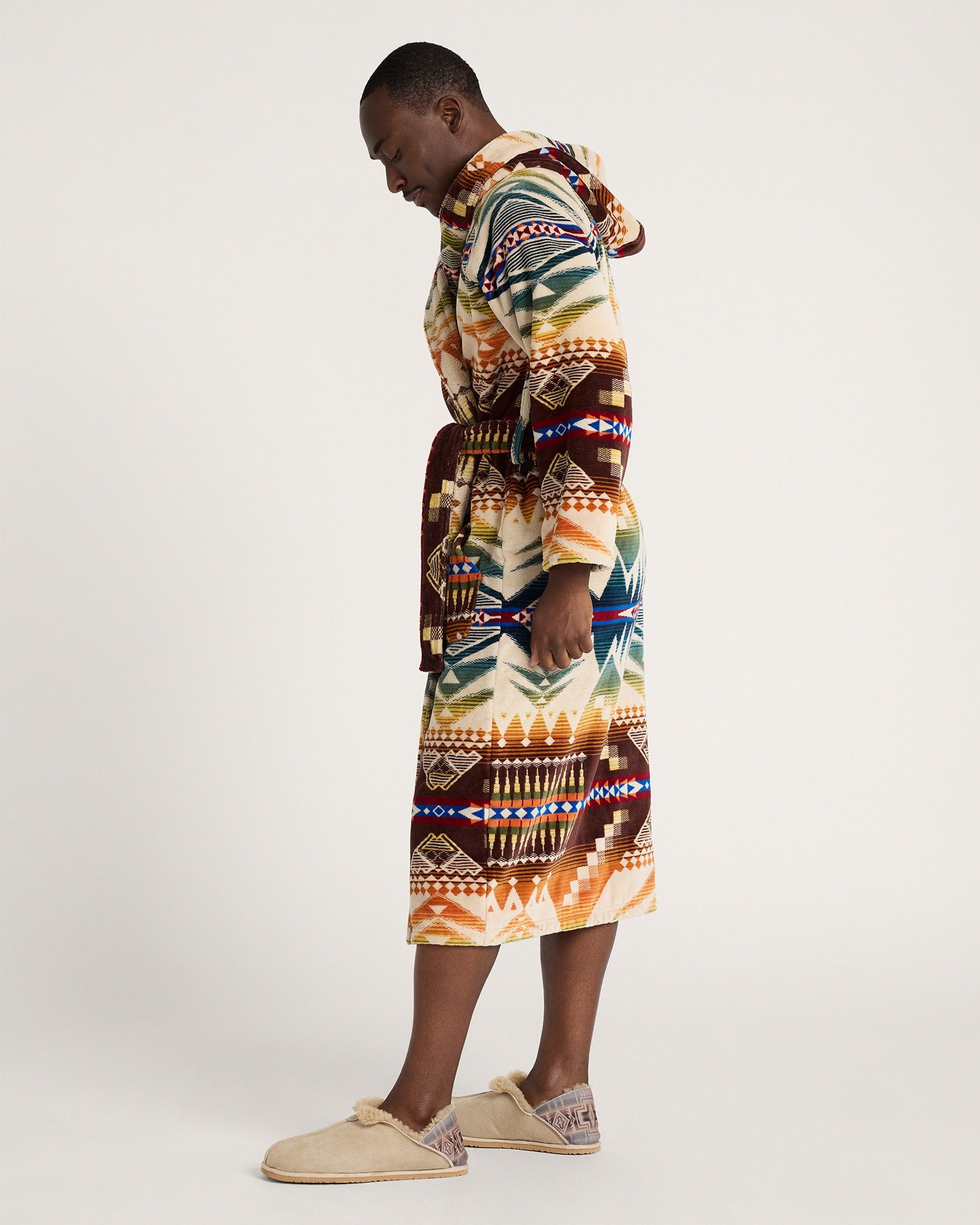 Pendleton Unisex Mystic Lake Cotton Terry Velour Bathrobe - 88 Gear