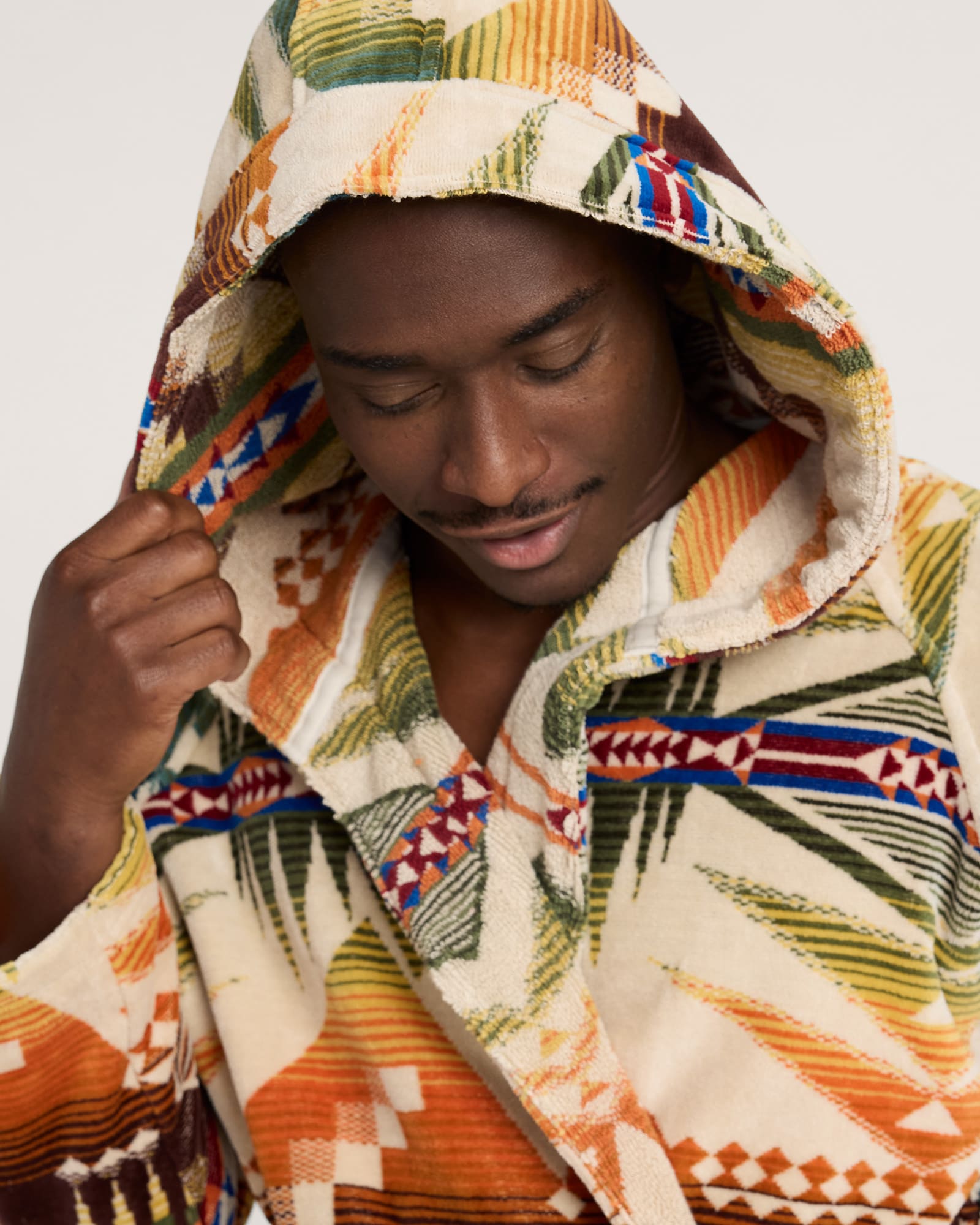 Pendleton Unisex Mystic Lake Cotton Terry Velour Bathrobe - 88 Gear