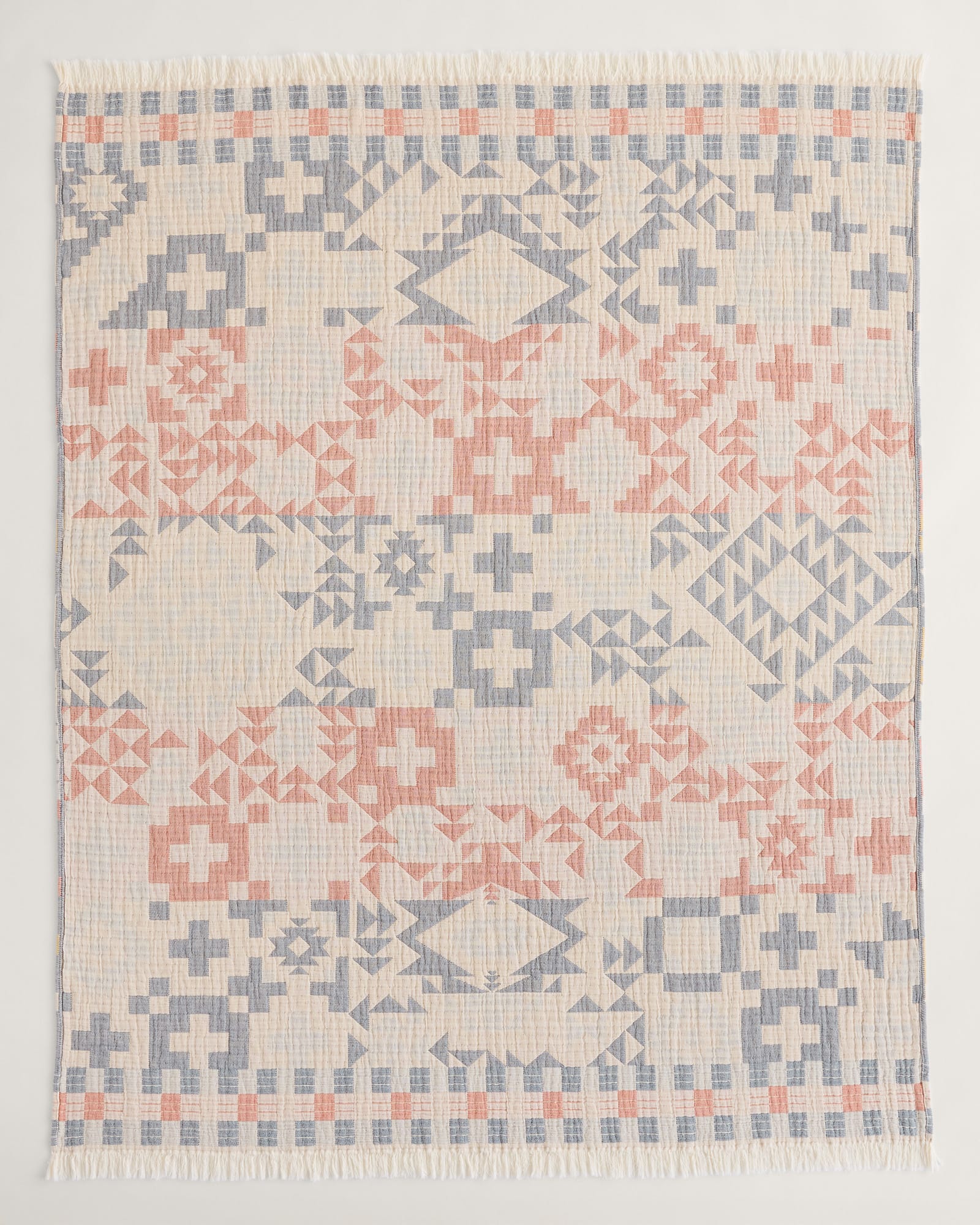 Pendleton Blue Ridge Organic Cotton Fringed Throw - 88 Gear