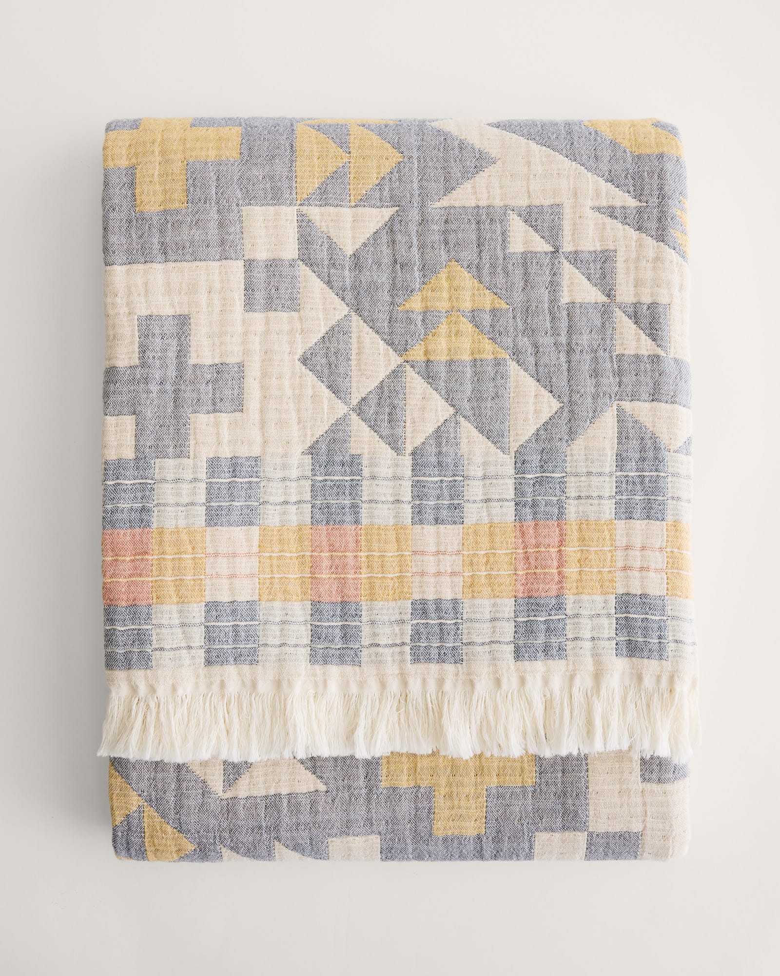 Pendleton Blue Ridge Organic Cotton Fringed Throw - 88 Gear