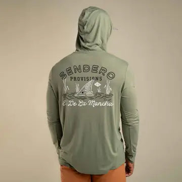 Sendero Yucatan Bamboo Hoodie Tech Shirt - 88 Gear