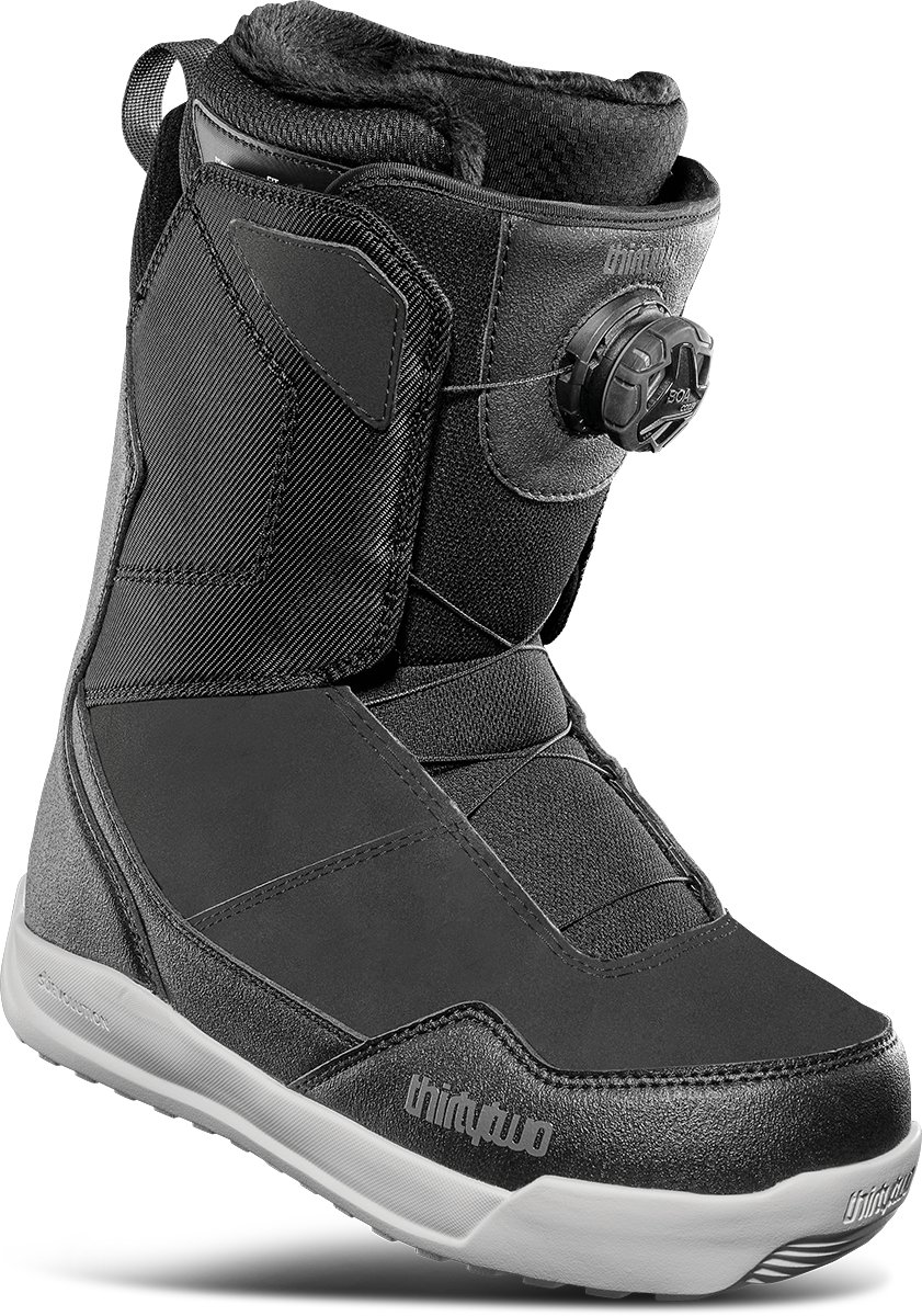 boa snowboard boots 32 vs burton ThirtyTwo Women's Shifty BOA Snowboard Boots 2025 Black/Grey/White / 7