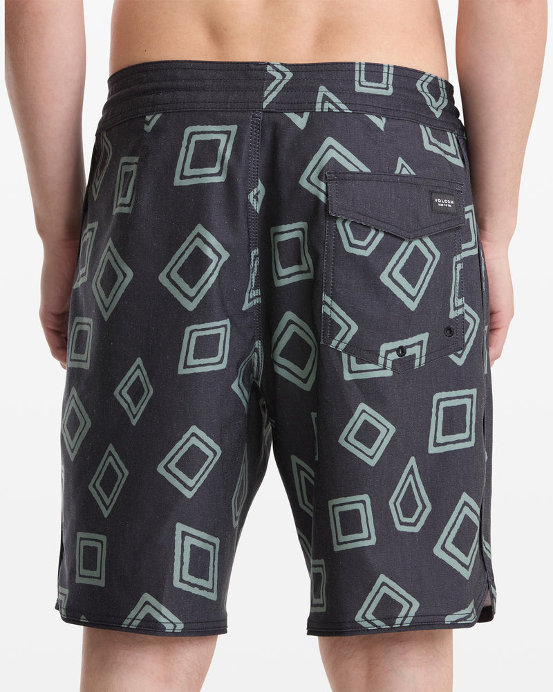 Volcom Men's Contact Scallop Stoney 19" Boardshorts - 88 Gear