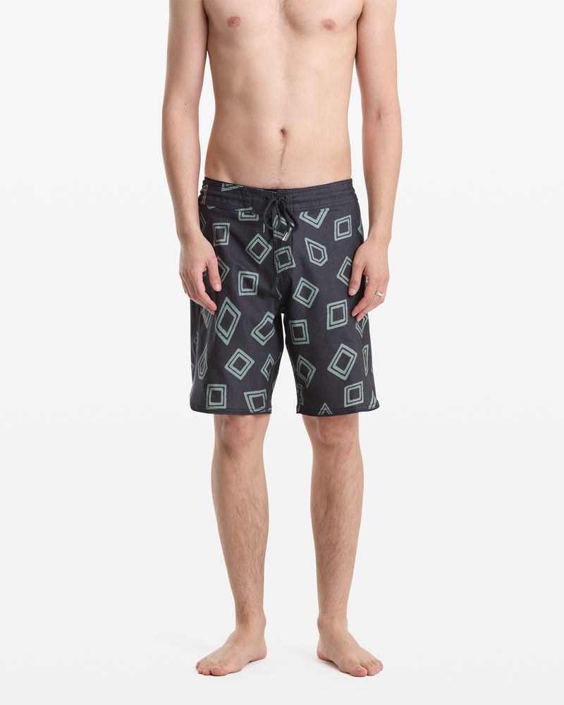 Volcom Men's Contact Scallop Stoney 19" Boardshorts - 88 Gear