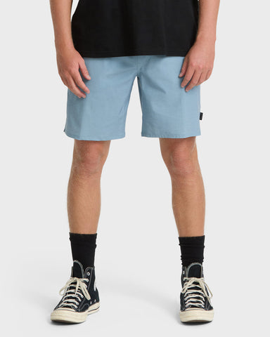 Billabong Crossfire Elastic Wave Washed 18" Hybrid Shorts - 88 Gear