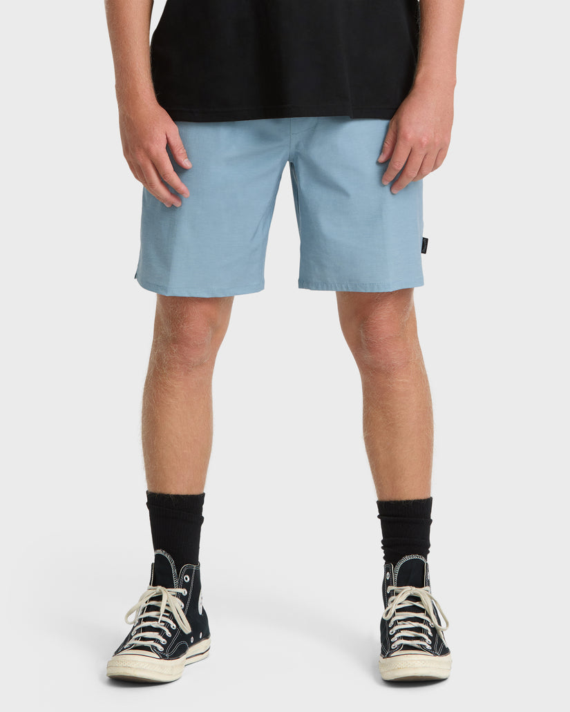 Billabong Crossfire Elastic Wave Washed 18" Hybrid Shorts - 88 Gear