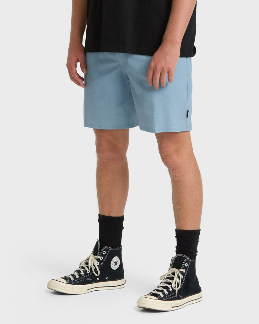Billabong Crossfire Elastic Wave Washed 18" Hybrid Shorts - 88 Gear