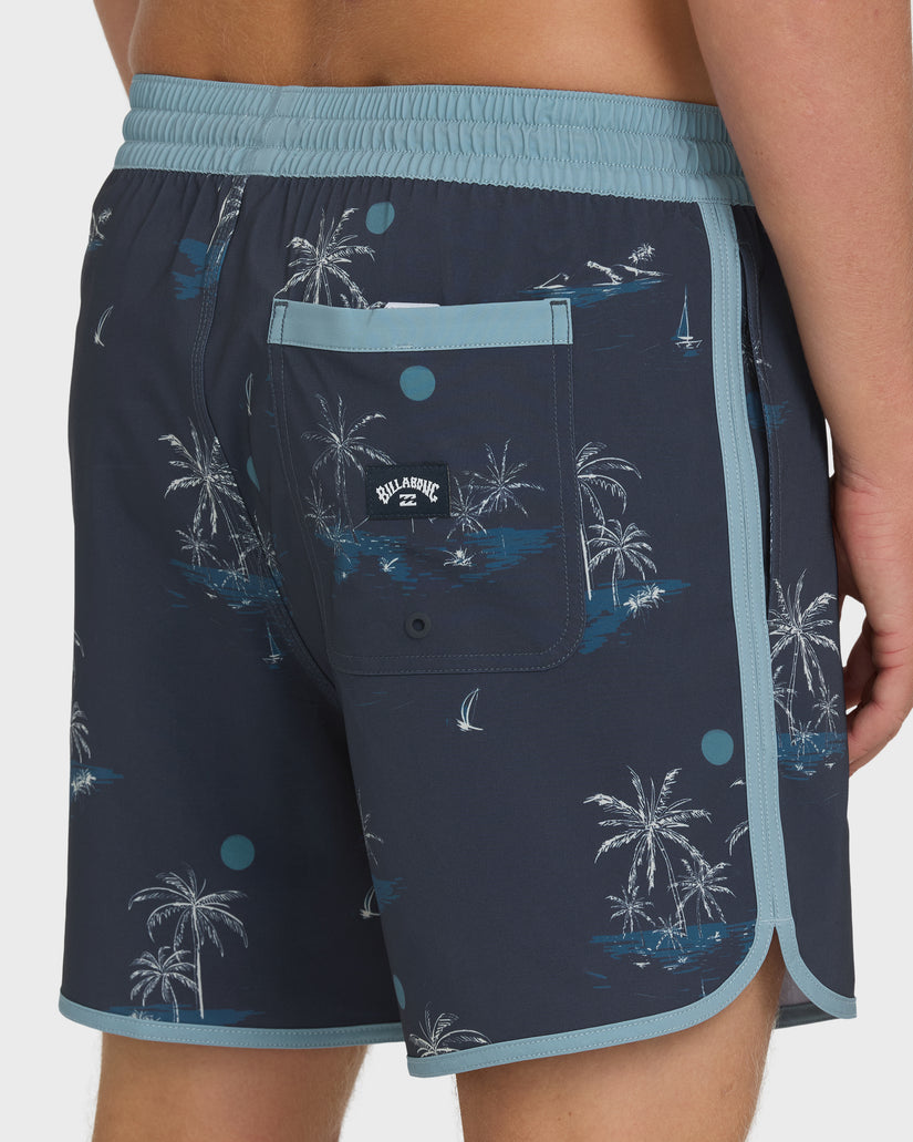 Billabong Seventy Three Layback 16" Trunks - True Navy - 88 Gear