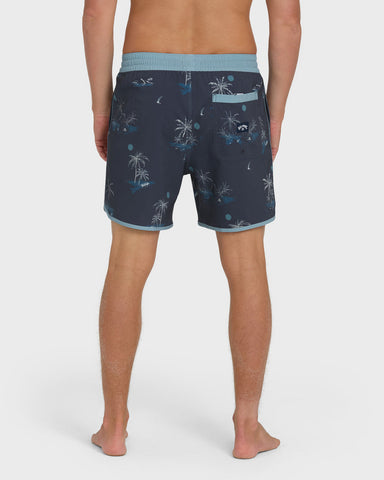 Billabong Seventy Three Layback 16" Trunks - True Navy - 88 Gear