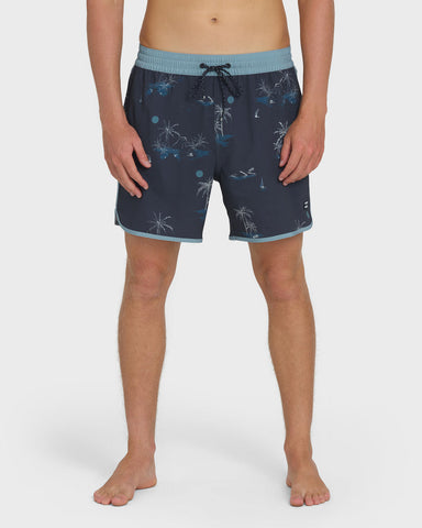 Billabong Seventy Three Layback 16" Trunks - True Navy - 88 Gear
