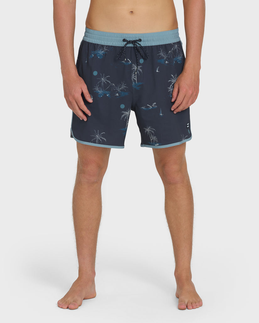 Billabong Seventy Three Layback 16" Trunks - True Navy - 88 Gear