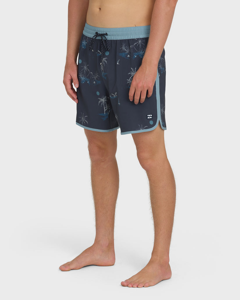Billabong Seventy Three Layback 16" Trunks - True Navy - 88 Gear