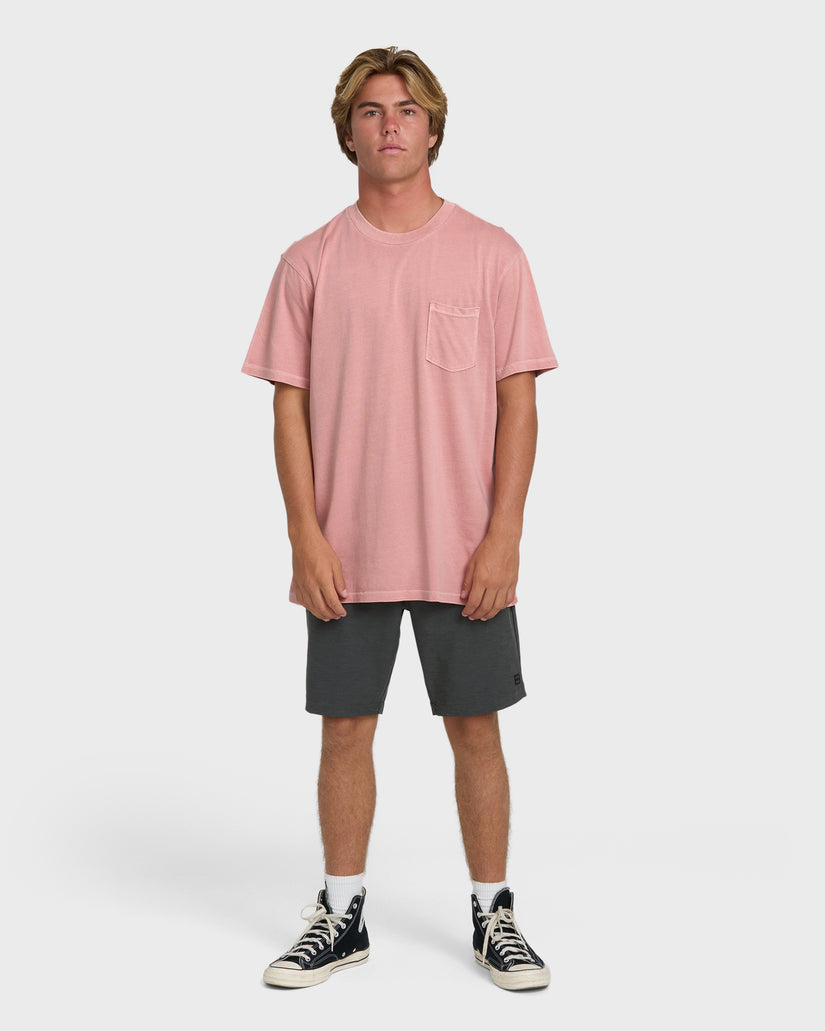 Billabong Essential Wave Washed Premium Short Sleeve Pocket Tee - 88 Gear
