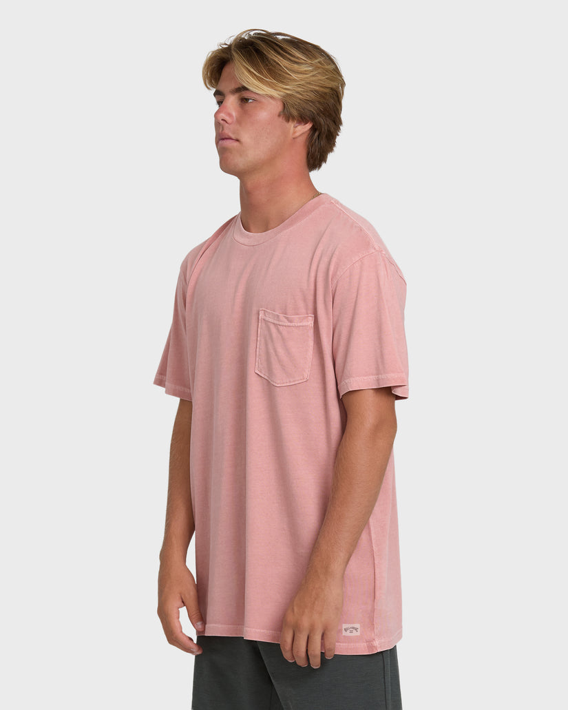 Billabong Essential Wave Washed Premium Short Sleeve Pocket Tee - 88 Gear