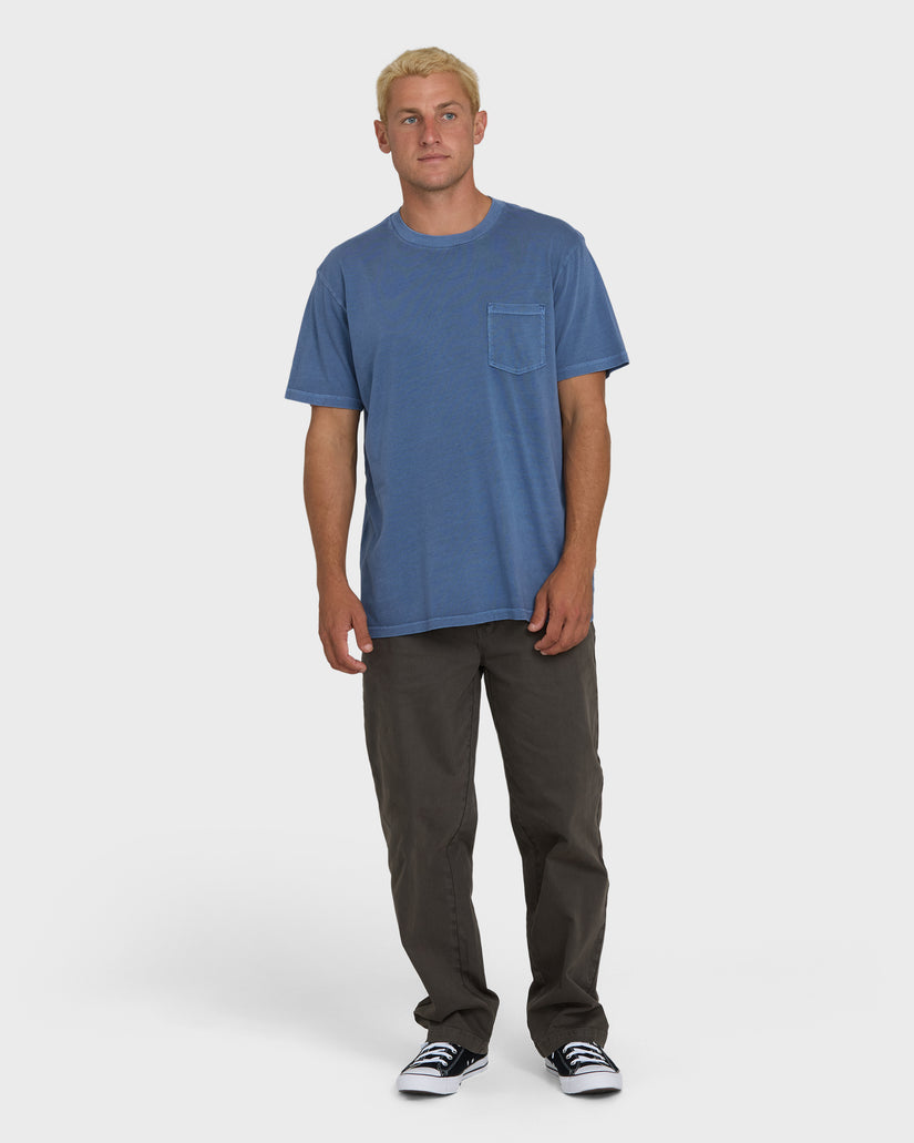 Billabong Essential Wave Washed Premium Short Sleeve Pocket Tee - 88 Gear